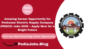 Amazing Career Opportunity for Peshawar Electric Supply Company (PESCO) Jobs 2026 – Apply Now for a Bright Future