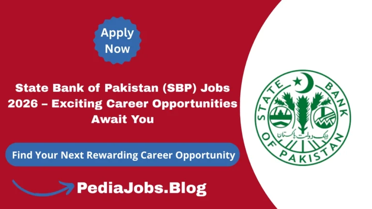 State Bank of Pakistan (SBP) Jobs 2026 – Exciting Career Opportunities Await You